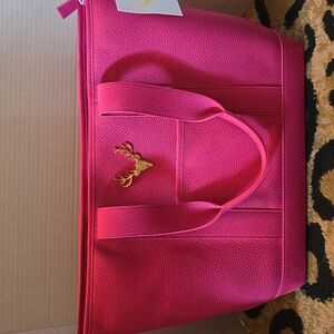 Hot Pink Taxidermy Riomar Tote